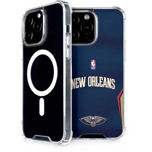 NBA New Orleans Pelicans Jersey iPhone 15 Pro Max MagSafe Case